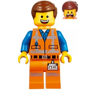 LEGO® Minifigure Emmet Smile Scream Worn Uniform