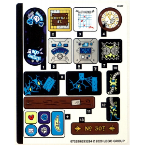 LEGO® Sticker Sheet for Set 70430