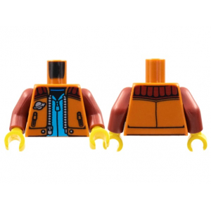 LEGO® Torso Jacket with Dark Red Shoulders