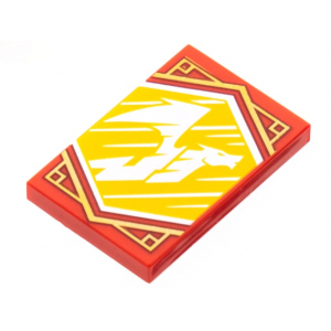 LEGO® Plate Lisse 2x3 Imprimée Ninjago Dragon