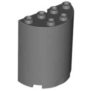 LEGO® Demi-Cylindre 2x4x4