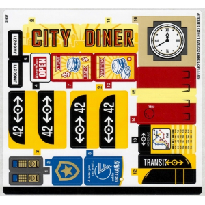 LEGO® Autocollant - Stickers Set 60274 City