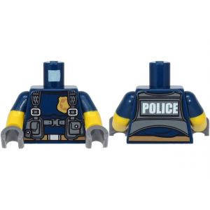 LEGO® Torso Police with Harness Gold Star Badge