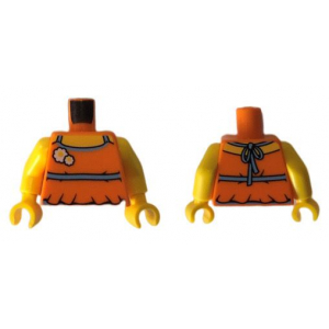 LEGO® Mini-Figurine Torse Dos Nu (5P)