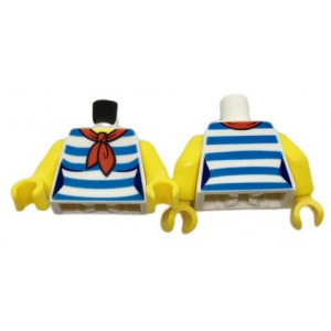 LEGO® Mini-Figurine Torse Tee-Shirt Bandana - Pirate (2N)