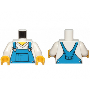 LEGO® Torso V-Neck Shirt with Blue Overalls