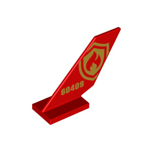 LEGO® Aileron Gouvernail Imprimé Logo Feu Pompier