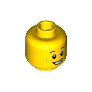 LEGO® Mini-Figurine Tête Enfant Grand Sourire (5H)