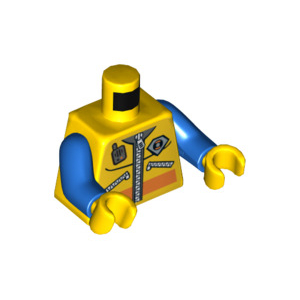 LEGO® Torso Coast Guard City Logo