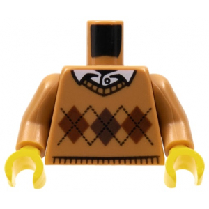 LEGO® Mini-Figurine Torse Pull et Col Chemise (2M)
