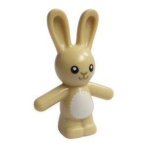 LEGO® Bunny Rabbit Standing with Black Eyes