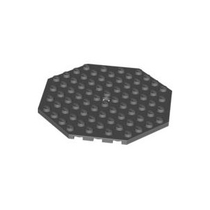 LEGO® Plate Modified 10x10 Octagonal with Hole