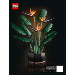 LEGO® Instructions Catalog Bird of Paradise 10289