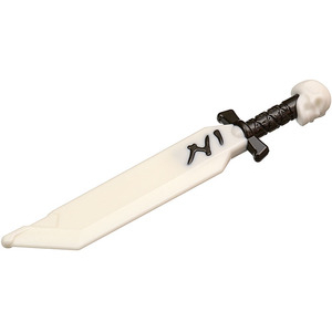 LEGO® Minifigure Weapon Sword with Skull Pommel with Molded