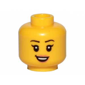 LEGO® Mini-Figurine Tête femme Avec Sourire (3P)