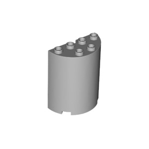 LEGO® Demi-Cylindre 2x4x4