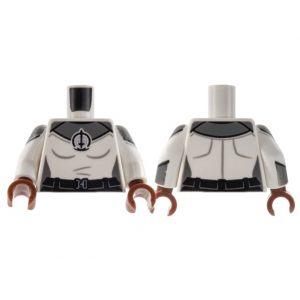 LEGO® Torso Female Dark Bluish Gray Shoulders