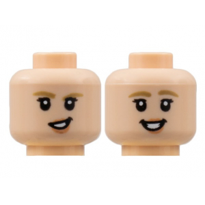 LEGO® Mini-Figurine Tête Femme avec Deux Expressions (3S)