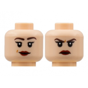 LEGO® Mini-Figurine Tête Femme avec Deux Expressions (3R)