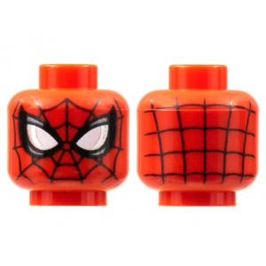 LEGO® Mini-Figurine Tête Spiderman (7M)