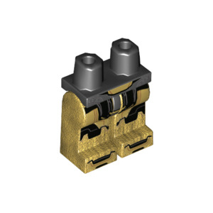 LEGO® Mini-Figurine Jambe Imprimée Armure (B15)