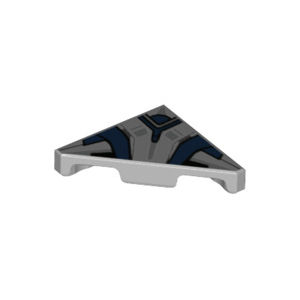 LEGO® Tile Modified 2x2 Triangular with Captain America Redw