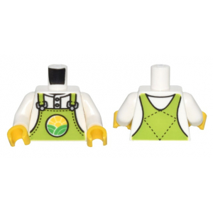 LEGO® Mini-Figurine Torse Imprimé Jardinier Bio