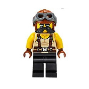 LEGO® Minifigure Tan Tank Top Black Moustache