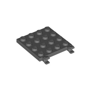 LEGO® Plate Modified 4x4 with 2 Open O Clips