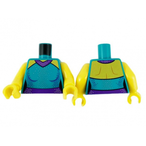 LEGO® Torso Female Outline Dress Yellow Shoulders