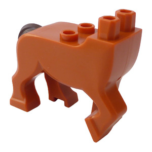 LEGO® Lower Body Centaur with Dark Brown Tail Pattern
