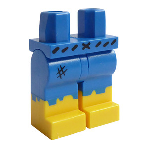 LEGO® Mini-Figurine Jambes Imprimée Cicatrice