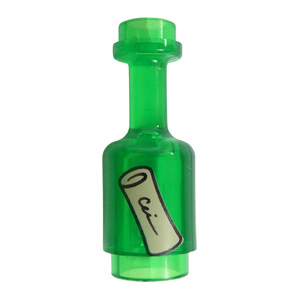 LEGO® Minifigure Utensil Bottle with Tan Paper Roll Pattern