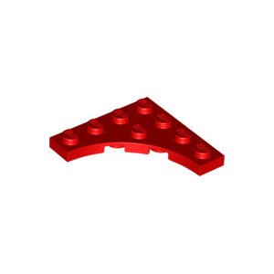 LEGO® Plate Modified 4x4 with 3x3 Curved Cutout