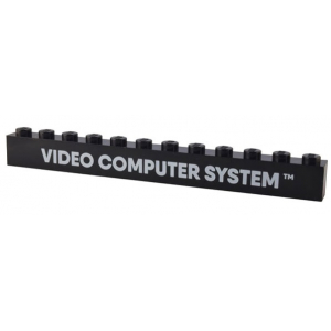 LEGO® Brick 1x12 with White Video Computer System Tm