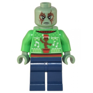 LEGO® Mini-Figurine Marvel Drax Pull de Noel