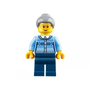 LEGO® Mini-Figurine City Grand-Mère - Tenue Hiver
