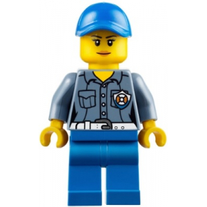 LEGO® Coast Guard City ATV Driver Female Blue LegsBlue Cap