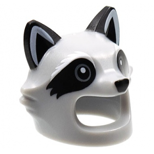 LEGO® Minifigure Headgear Head Cover Costume Mask Raccoon