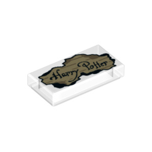 LEGO® Tile 1x2 with Groove with Dark Brown Harry Potter