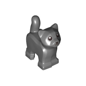 LEGO® Cat Baby Kitten Standing with Black Mouth Nose