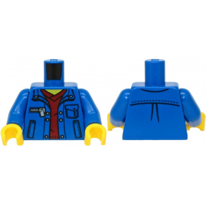 LEGO® Torso Jacket with Pockets over Dark Red