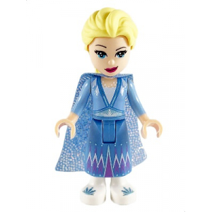 LEGO® Elsa Glitter Cape with Two Tails Medium Blue