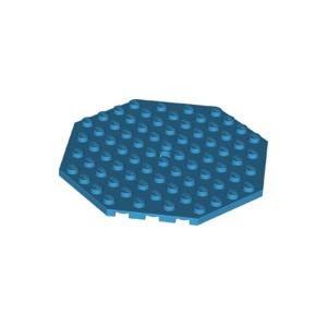 LEGO® Plate Modified 10x10 Octogonal with Hole