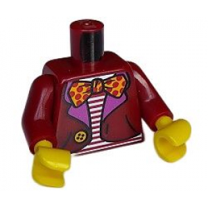 LEGO® Mini-Figurine Torse Veste et Noeud Papillon (5Y)