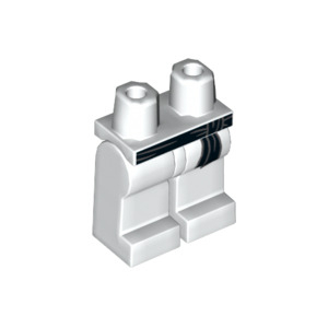 LEGO® Mini-Figurine Jambes Imprimée Ceinture Noir (B6)