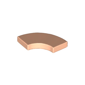 LEGO® Tile Round Corner 2x2 Macaroni