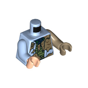 LEGO® Mini-Figurine Torse Projection Boue (3P)