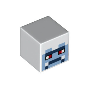 LEGO® Mini-Figurine Minecraft - Tête Cube Pixélisée