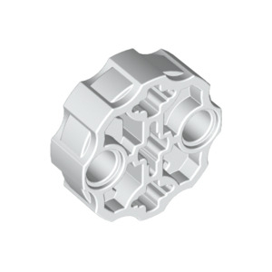 LEGO® Technic Axle Connector Block Round with 2 Pin Holes